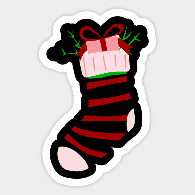 Christmas Socks Sticker by Salma Ismail